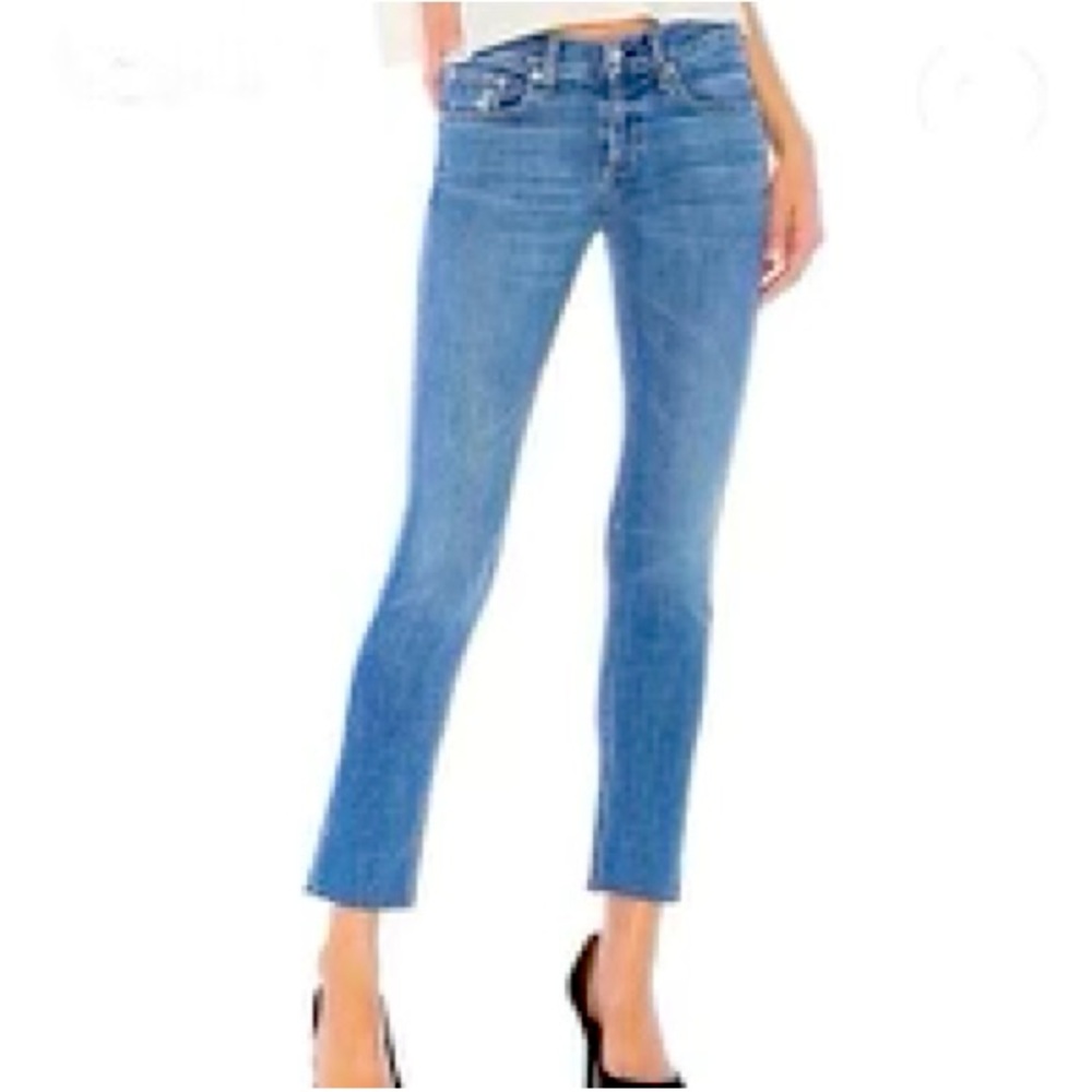 Rag and Bone Dre Capri Raw Hem Capri Jean size 27